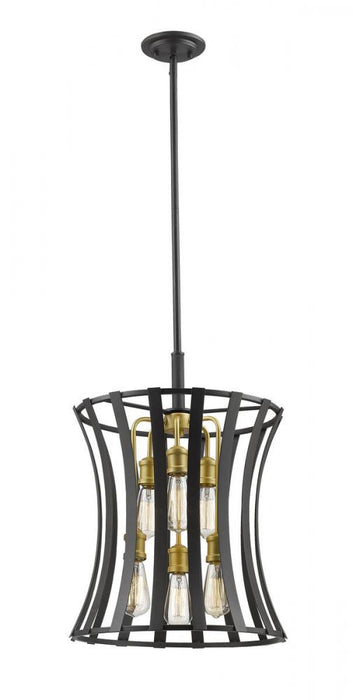 6 Light Pendant | 446-18BZGD