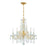 Crystorama Maria Theresa 5 Light Spectra Crystal Gold Chandelier