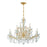 Crystorama Maria Theresa 12 Light Spectra Crystal Gold Chandelier
