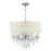 Crystorama Brentwood 12 Light Drum Shade Polished Chrome Chandelier