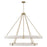 20-light Two-tier Chandelier In Matte Brass With Bleached Natural Rope | 449802MA