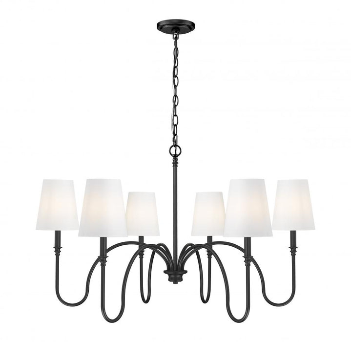 6 Light Chandelier | 4505-6MB