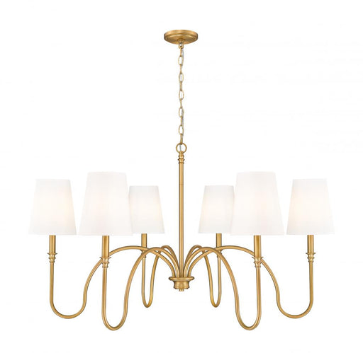 6 Light Chandelier | 4505-6RB
