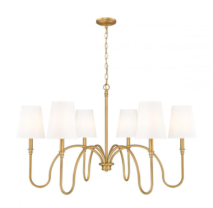 6 Light Chandelier | 4505-6RB
