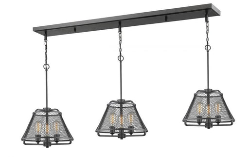 9 Light Linear Chandelier | 451-16-3BRZ