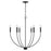 6-light Chandelier In Matte Black | 452161MB