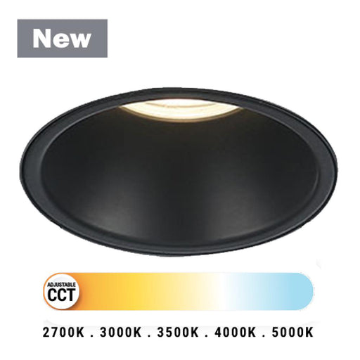 Eurofase 2 Inch Trimless Round Fixed Downlight in Black