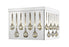 4 Light Flush Mount | 453SQF13CH