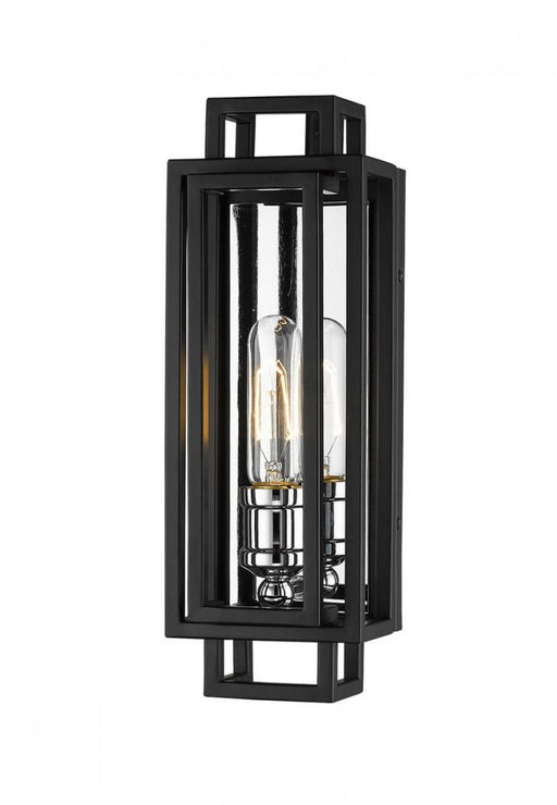 1 Light Wall Sconce | 454-1S-BK-CH