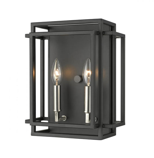 2 Light Wall Sconce | 454-2S-BK-BN