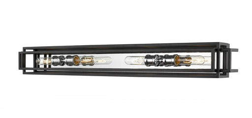 4 Light Vanity | 454-4V-BK-CH