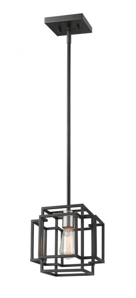 1 Light Pendant | 454MP-BK-BN