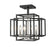 4 Light Semi Flush Mount | 454SF-BK-BN