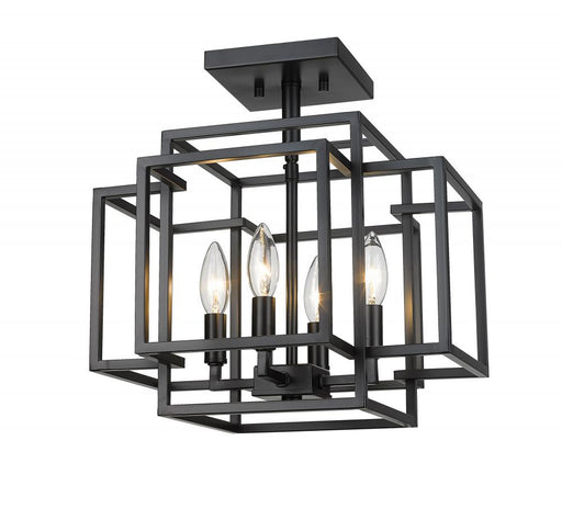 4 Light Semi Flush Mount | 454SF-MB
