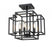 4 Light Semi Flush Mount | 454SF-MB