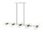 10 Light Linear Chandelier | 455-10L-CH