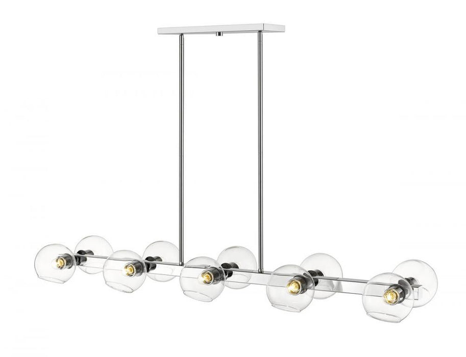 10 Light Linear Chandelier | 455-10L-CH