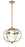 Craftmade Piltz 4 Light Chandelier in Satin Brass