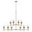 10-light Two-tier Chandelier In Mystic Luster With Soft White Glass | 455701ML