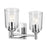 Kichler Shailene 12.5" 2-Light Vanity Light with Clear Glass in Chrome