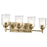 Kichler Shailene 29.75" 4-Light Vanity Light with Clear Glass in Natural Brass