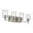 Kichler Shailene 29.75" 4-Light Vanity Light with Clear Glass in Brushed Nickel