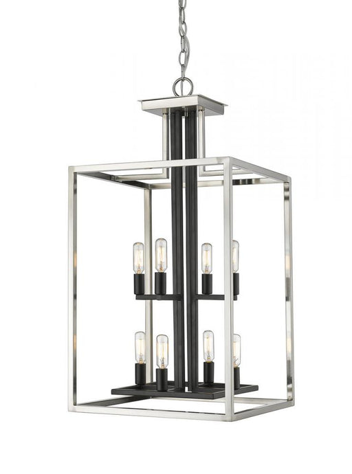 8 Light Chandelier | 456-8BN-BK