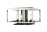 4 Light Flush Mount | 456F-BN-BK