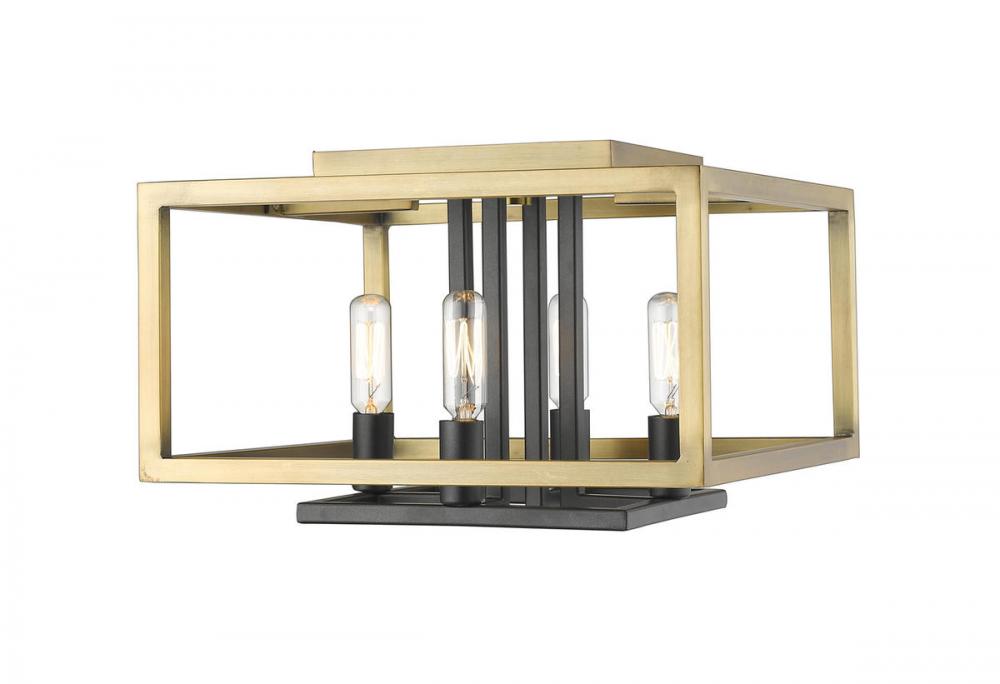 4 Light Flush Mount | 456F-OBR-BRZ