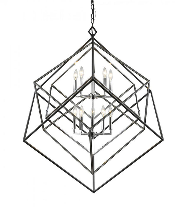 10 Light Chandelier | 457-10CH-MB