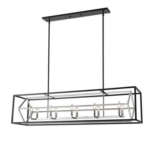 10 Light Linear Chandelier | 457-10L-CH-MB