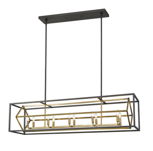 10 Light Linear Chandelier | 457-10L-OBR-BRZ