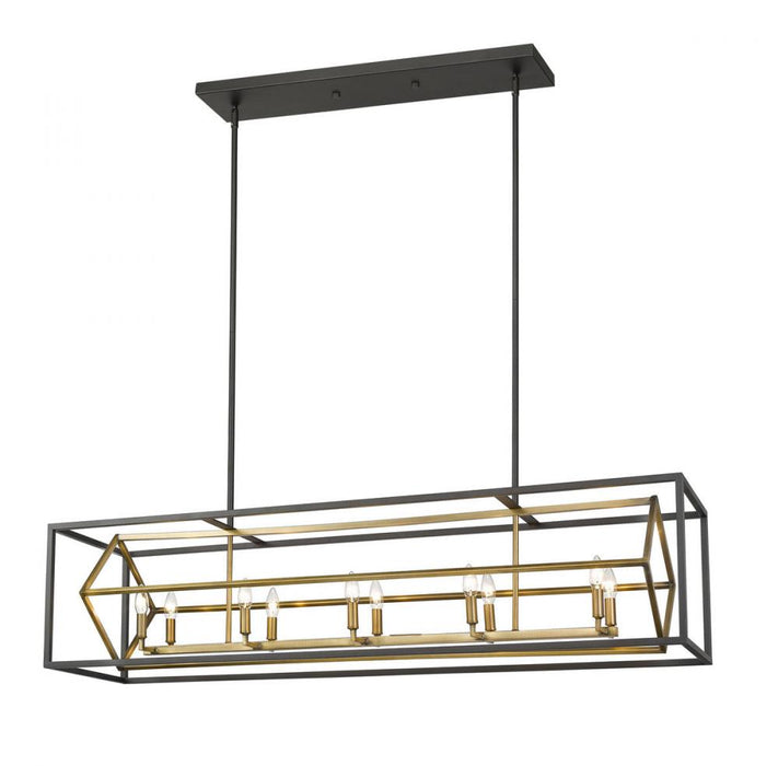 10 Light Linear Chandelier | 457-10L-OBR-BRZ