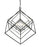 6 Light Chandelier | 457-6CH-MB