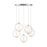 Eurofase Atomo 5 Light Pendant in Chrome