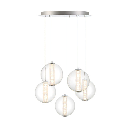 Atomo 5 Light Pendant In Chrome | 45737-015