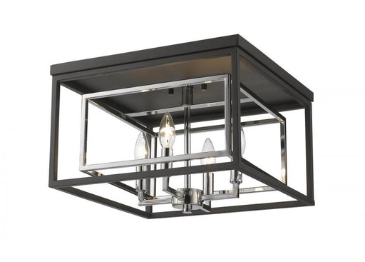 4 Light Flush Mount | 457F-CH-MB