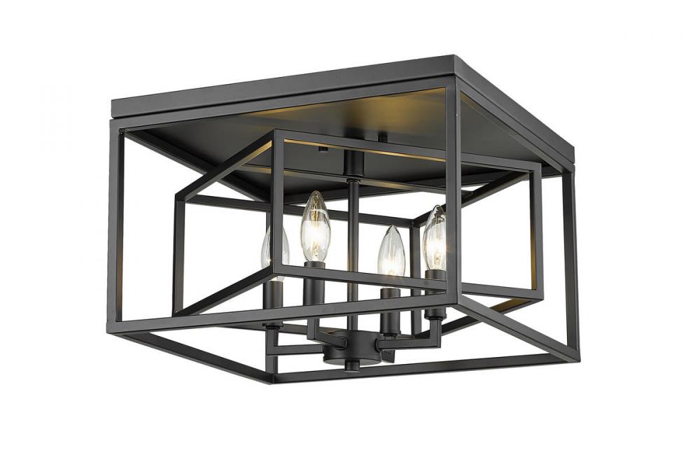 4 Light Flush Mount | 457F-MB