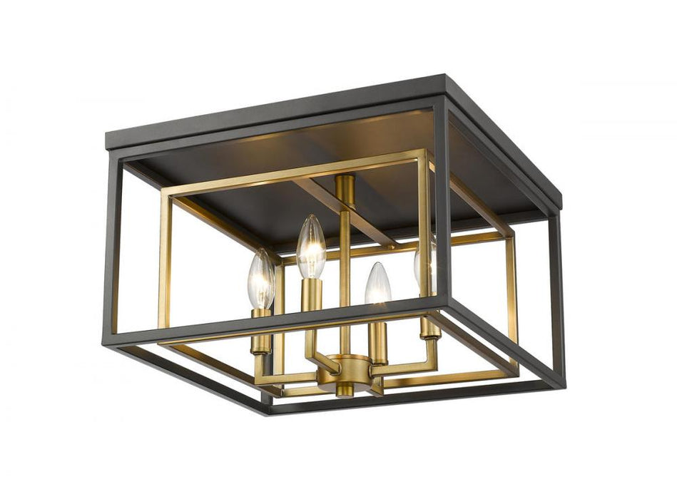 4 Light Flush Mount | 457F-OBR-BRZ