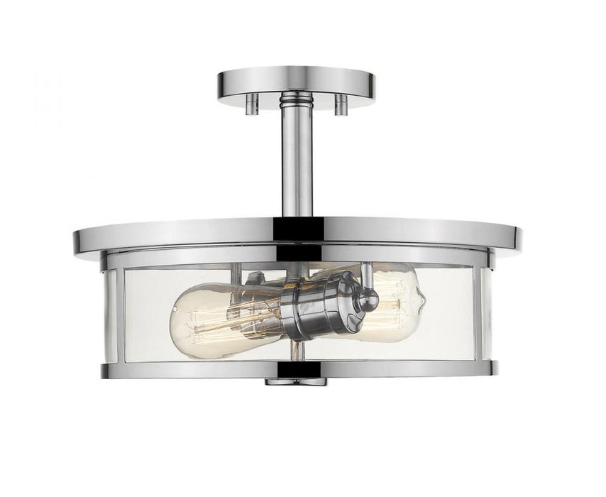 2 Light Semi Flush Mount | 462SF14-CH