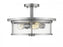 3 Light Semi Flush Mount | 462SF16-BN