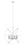 10 Light Chandelier | 463-36HWH-BN