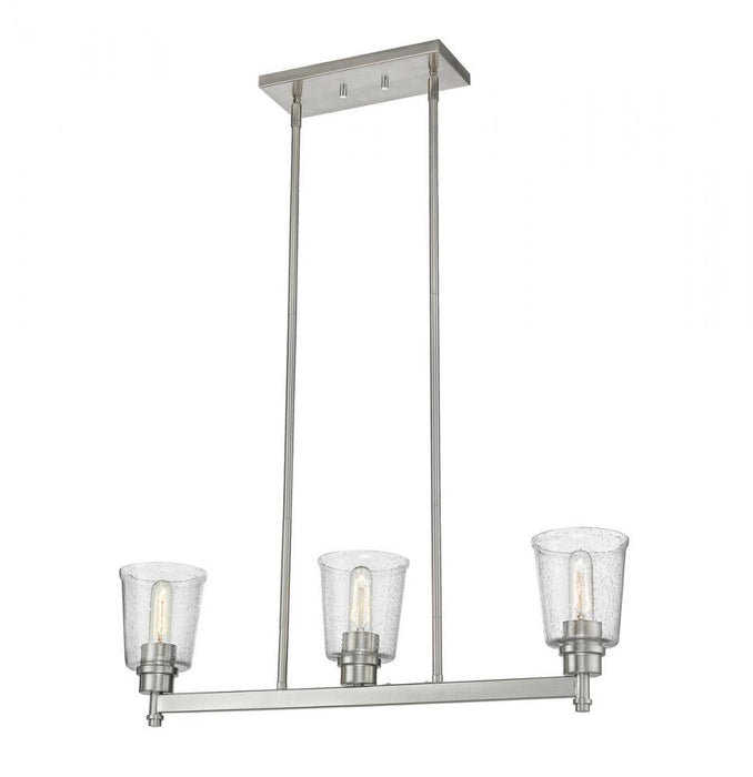 3 Light Linear Chandelier | 464-3L-BN
