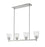 4 Light Linear Chandelier | 464-4L-BN
