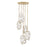 Heera,  5 Light  Chandelier, Gold | 46465-016