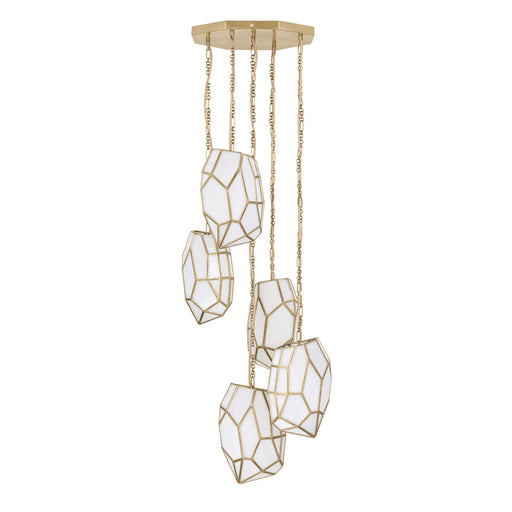 Heera,  5 Light  Chandelier, Gold | 46465-016