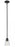 1 Light Pendant | 464MP-MB