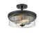 2 Light Semi Flush Mount | 464SF-MB