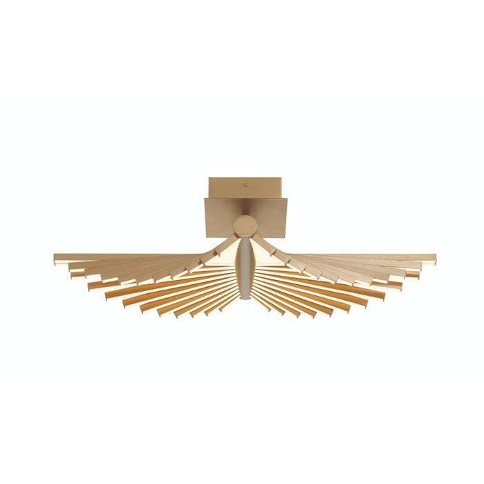 Seraph 1 Light 24.5" Flushmount In Gold | 46897-022