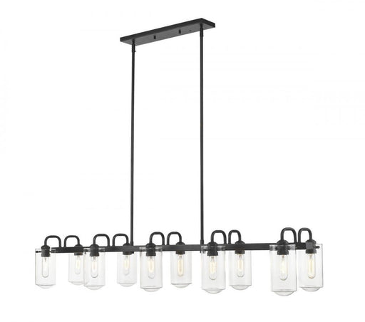 10 Light Linear Chandelier | 471-10L-MB